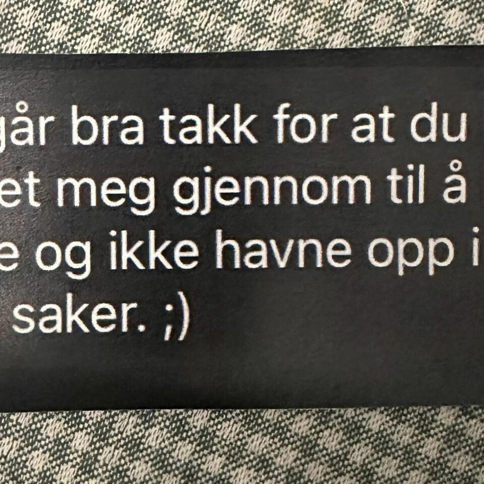 Marie skal aldri kaste lappen hun fikk fra den lille jenta