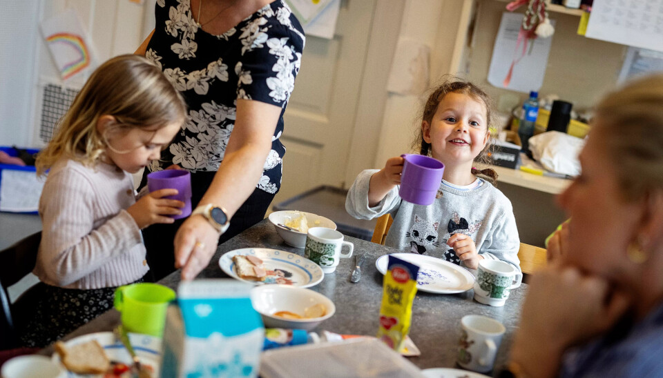 SMAKEN AV SELVLAGET: Dagens dessert smaker muligens ekstra godt for deltakerne i kjøkkengruppa. Særlig når fargen på koppen også blir riktig. SMAKEN AV SELVLAGET: Dagens dessert smaker muligens ekstra godt for deltakerne i kjøkkengruppa. Særlig når fargen på koppen også blir riktig.