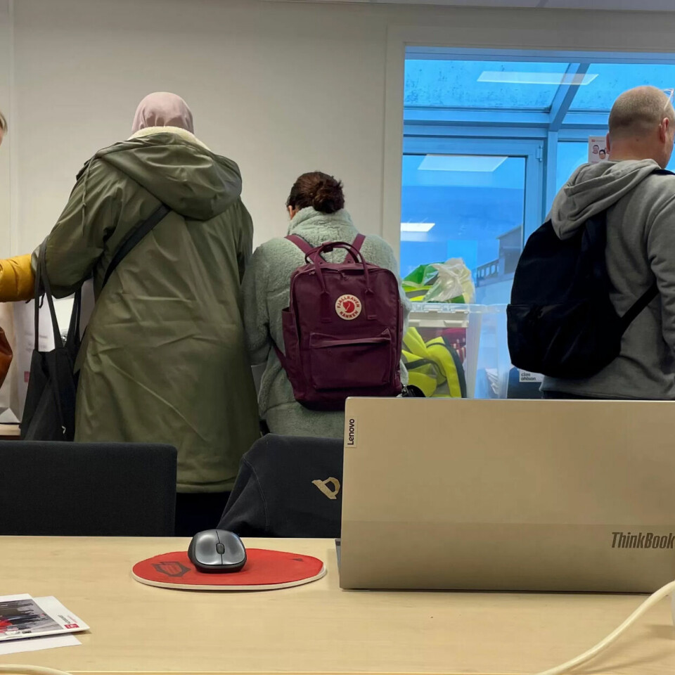 STOR PÅGANG: Fagforbundet Oslo fikk mandag ettermiddag besøk av streikende barnehageansatte. STOR PÅGANG: Fagforbundet Oslo fikk mandag ettermiddag besøk av streikende barnehageansatte.