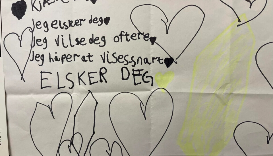 Marie skal aldri kaste lappen hun fikk fra den lille jenta