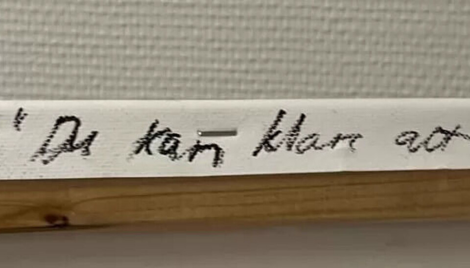 Marie skal aldri kaste lappen hun fikk fra den lille jenta