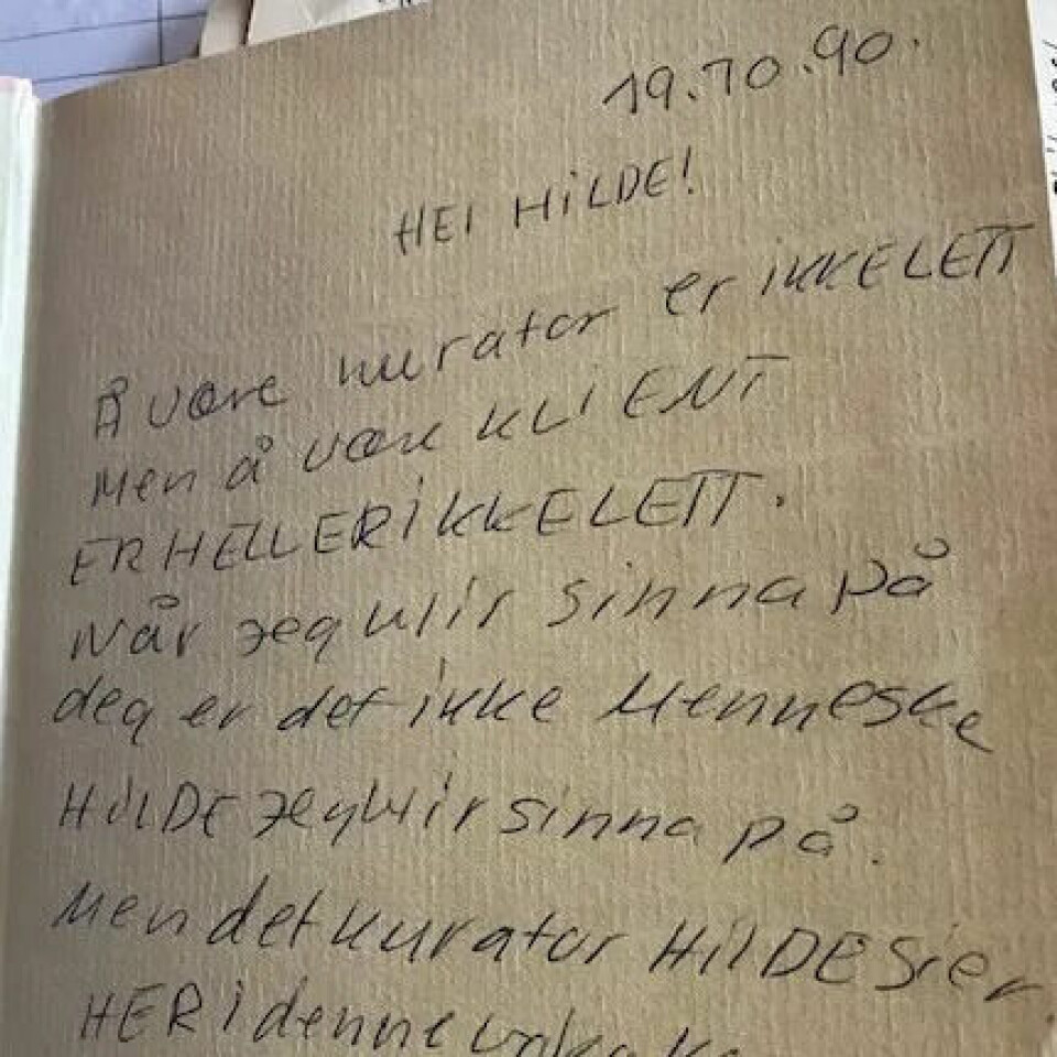 Marie skal aldri kaste lappen hun fikk fra den lille jenta