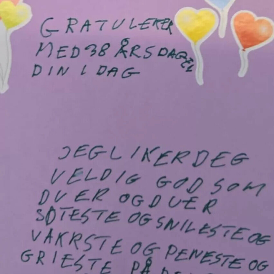 Marie skal aldri kaste lappen hun fikk fra den lille jenta