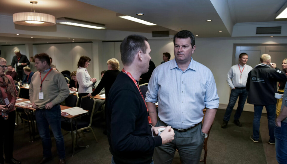 VALGTAPET: - Vi kan ikke skylde på noen andre, sa LO-leder Hans-Christian Gabrielsen om valgresultatet. VALGTAPET: - Vi kan ikke skylde på noen andre, sa LO-leder Hans-Christian Gabrielsen om valgresultatet.