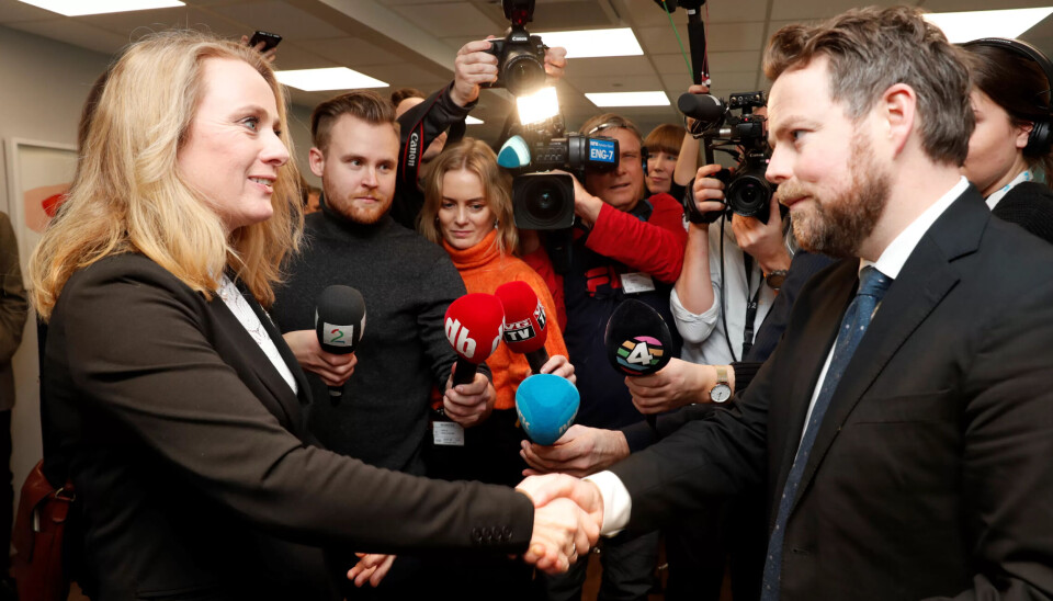 Torbjørn Røe Isaksen (H) overtok nylig som arbeids- og sosialminister etter Anniken Hauglie (H) Torbjørn Røe Isaksen (H) overtok nylig som arbeids- og sosialminister etter Anniken Hauglie (H)