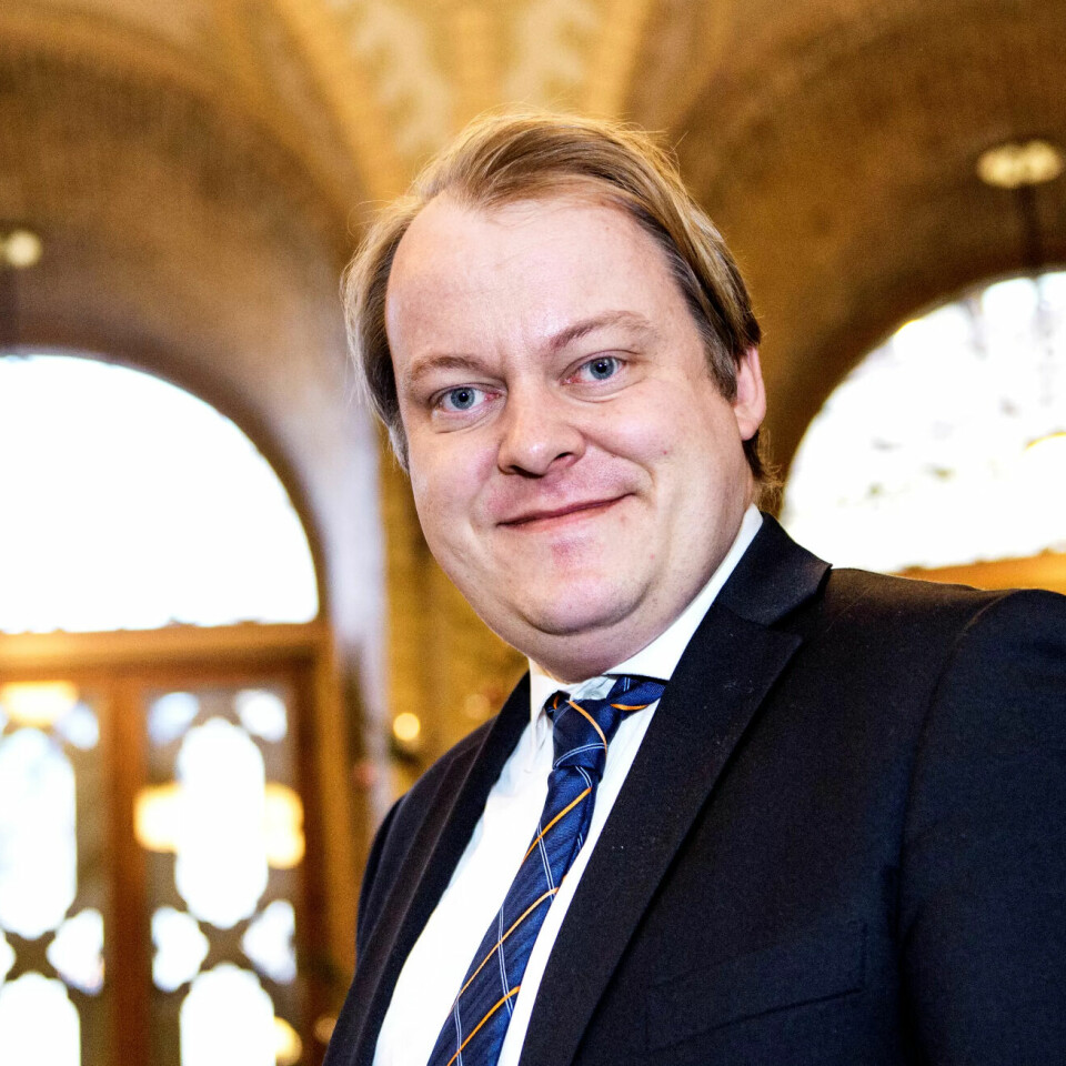 Stortingsrepresentant Erlend Wiborg (Frp). Stortingsrepresentant Erlend Wiborg (Frp).