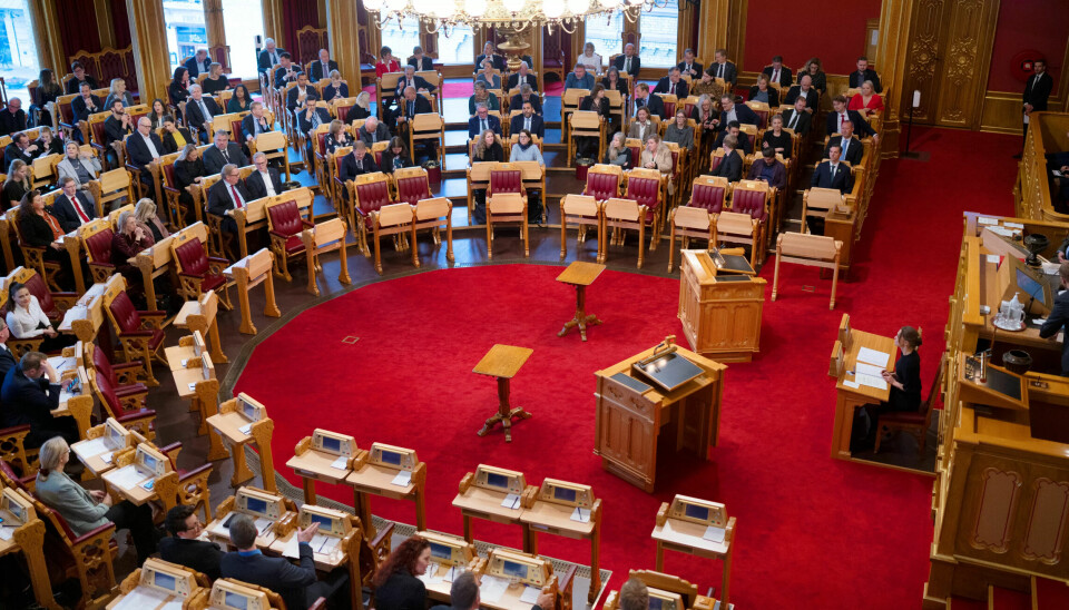 Lørdag ble det 166. storting konstituert. Lørdag ble det 166. storting konstituert.