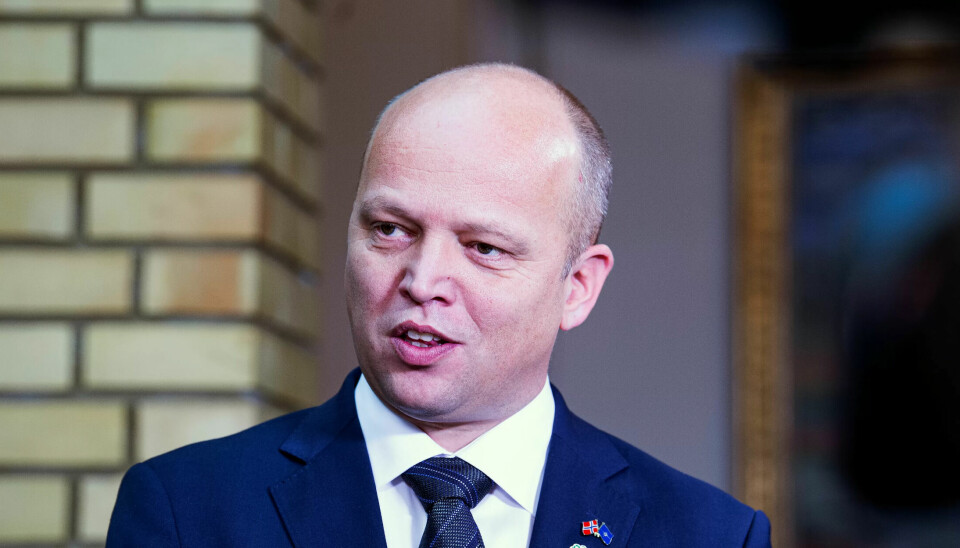 Finansminister Trygve Slagsvold Vedum (Sp). Finansminister Trygve Slagsvold Vedum (Sp).