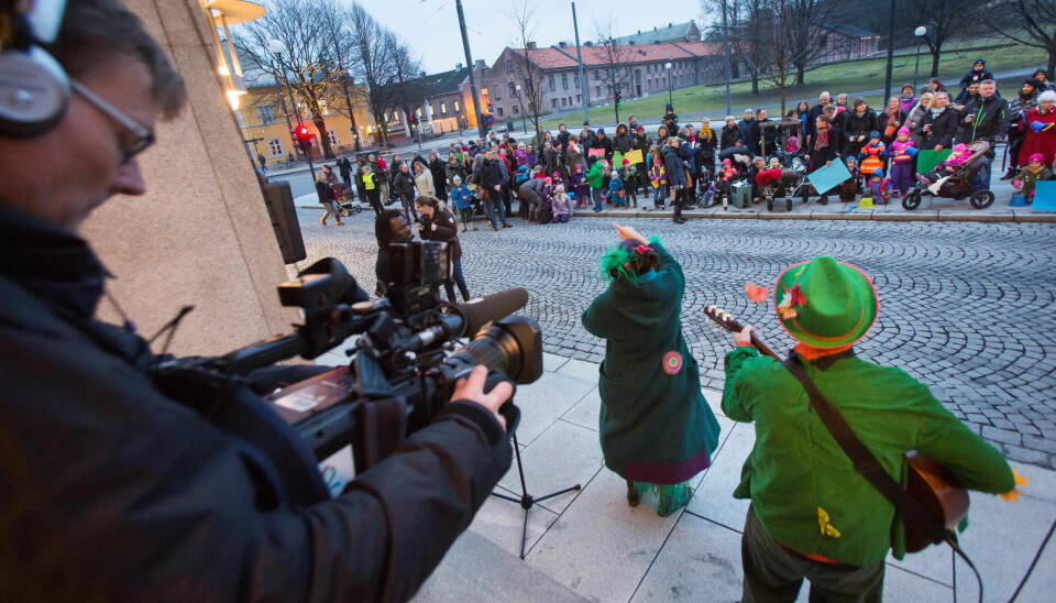 STORT ENGASJEMENT: I vinter har barn, foreldre og ansatte demonstrert i Oslos gater mot at private skal overta kommunale barnehager. Byrådets vedtak har skapt et voldsomt engasjement. STORT ENGASJEMENT: I vinter har barn, foreldre og ansatte demonstrert i Oslos gater mot at private skal overta kommunale barnehager. Byrådets vedtak har skapt et voldsomt engasjement.