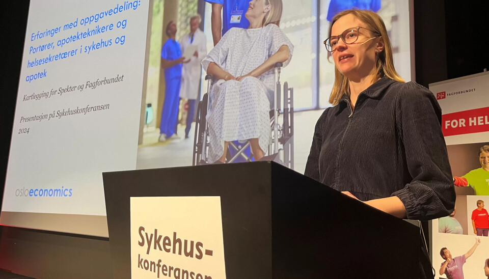 Hanna Løyland presenterte rapporten som viuser suksess med oppgavedeling. Hanna Løyland presenterte rapporten som viuser suksess med oppgavedeling.