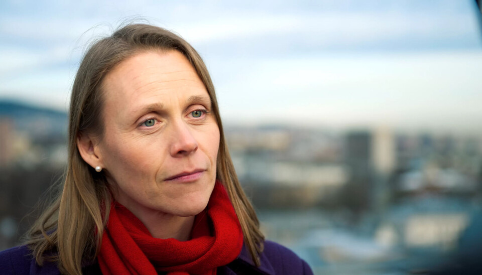 LO SIN FEIL: Akademikerne-leder Lise Lyngsnes Randeberg skylder på LO. LO SIN FEIL: Akademikerne-leder Lise Lyngsnes Randeberg skylder på LO.