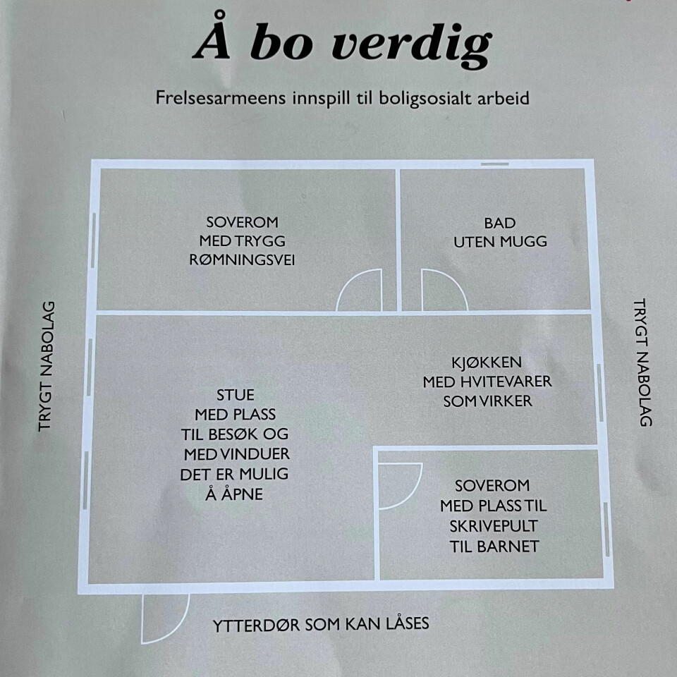 Boligmeldingen er Frelsesarmeens innspill til boligsosialt arbeid. Boligmeldingen er Frelsesarmeens innspill til boligsosialt arbeid.