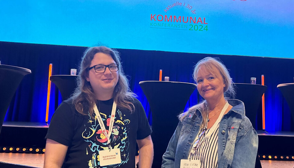 HELSE OG FRAMTID: Fagforbundets Eskild Hustvedt og Iren Luther er opptatt av at helsearbeidere framover må få økt kunnskap om kunstig intelligens. HELSE OG FRAMTID: Fagforbundets Eskild Hustvedt og Iren Luther er opptatt av at helsearbeidere framover må få økt kunnskap om kunstig intelligens.
