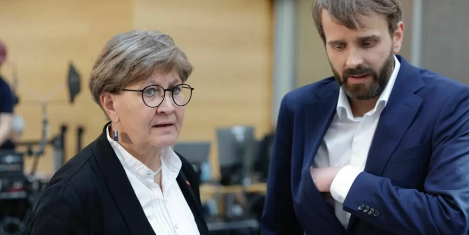 FORNØYD: Fagforbundets leder Mette Nord er fornøyd med den nye planen. Her er hun sammen med helseminister Jan Christian Vestre. FORNØYD: Fagforbundets leder Mette Nord er fornøyd med den nye planen. Her er hun sammen med helseminister Jan Christian Vestre.