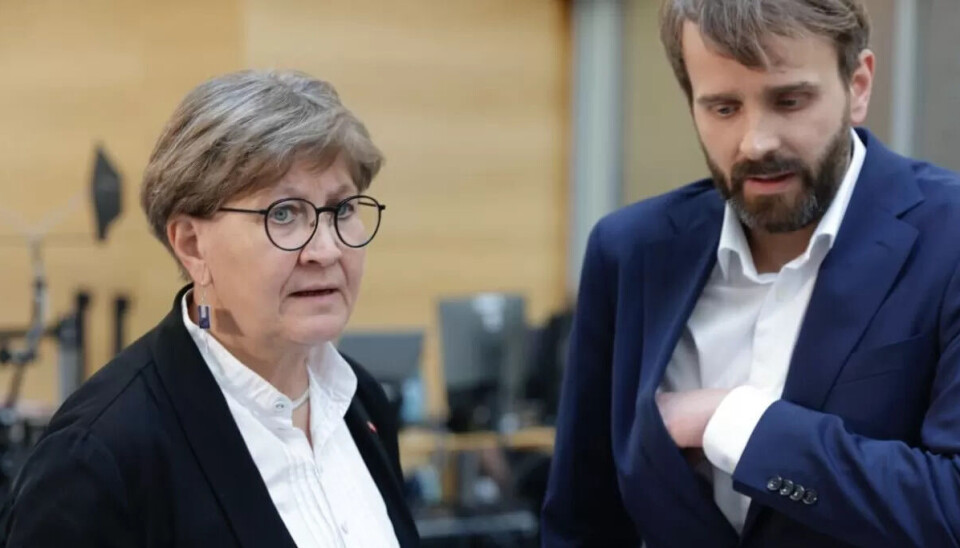 FORNØYD: Fagforbundets leder Mette Nord er fornøyd med den nye planen. Her er hun sammen med helseminister Jan Christian Vestre. FORNØYD: Fagforbundets leder Mette Nord er fornøyd med den nye planen. Her er hun sammen med helseminister Jan Christian Vestre.