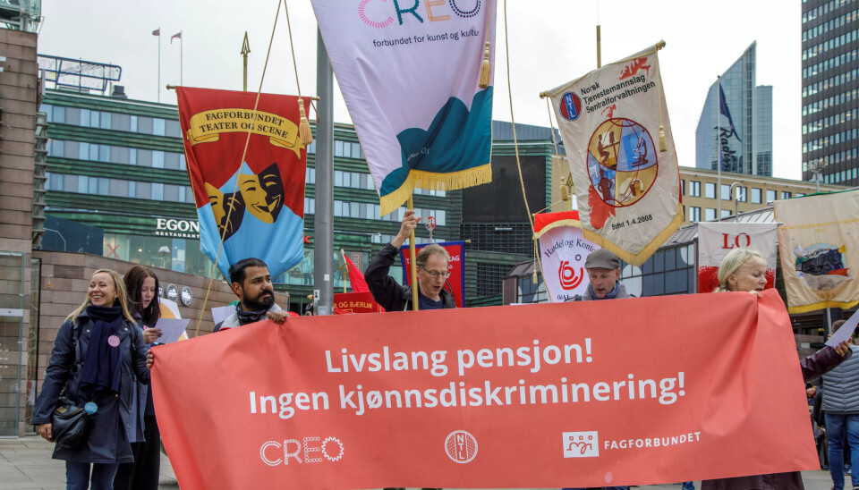 GJENNOMSLAG: I fjor streiket LO-medlemmene i kultursektoren, og i vår har de endelig fått innført hybridpensjon. GJENNOMSLAG: I fjor streiket LO-medlemmene i kultursektoren, og i vår har de endelig fått innført hybridpensjon.