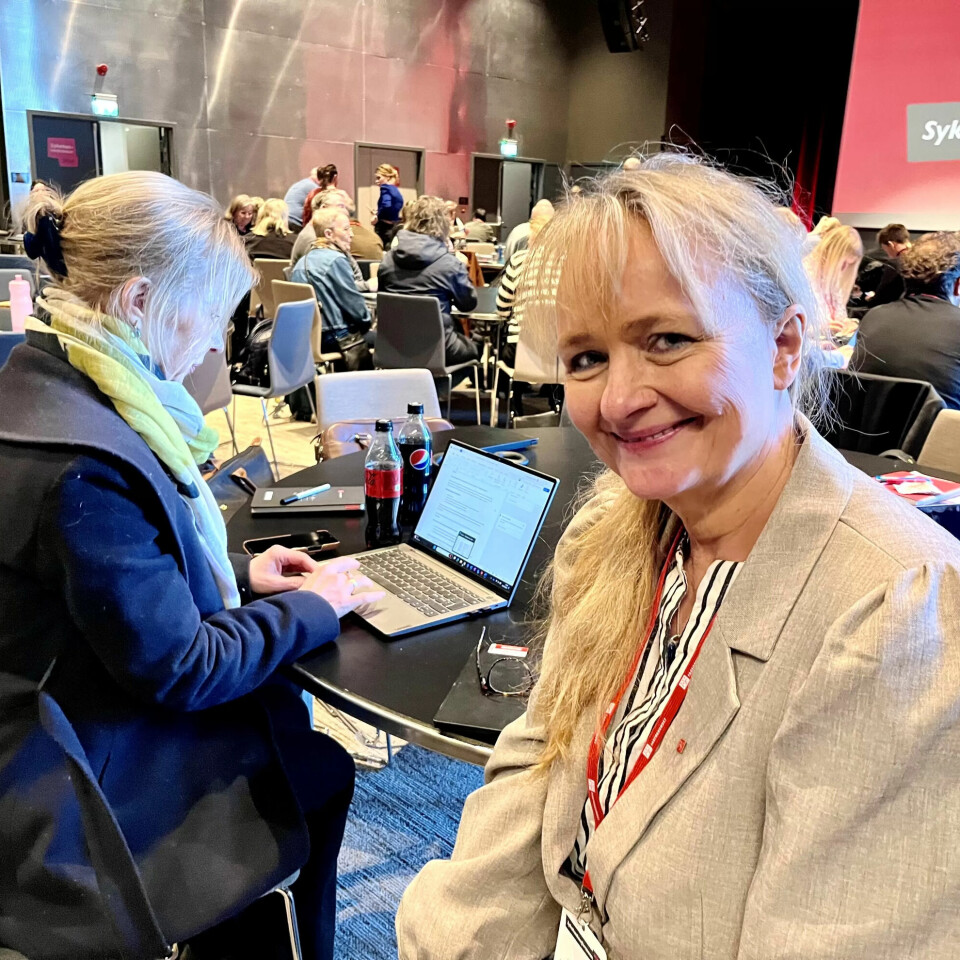 POSITIV: Iren Mari Luther i Fagforbundet. POSITIV: Iren Mari Luther i Fagforbundet.