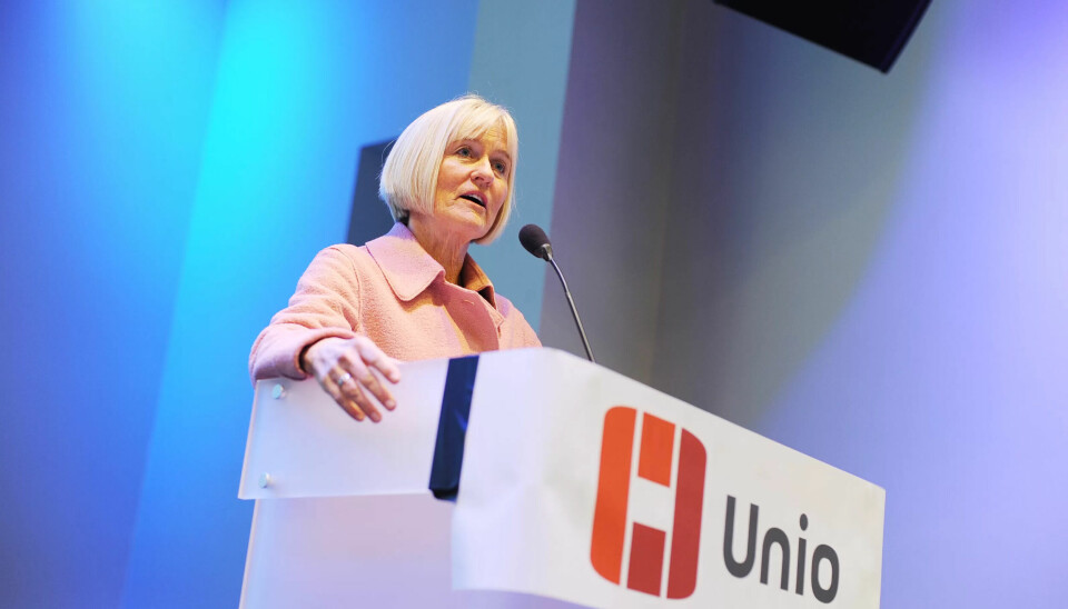 KONFERANSE: Ragnhild Lied, leder i Unio. KONFERANSE: Ragnhild Lied, leder i Unio.