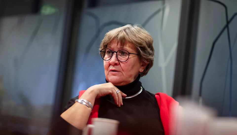 KOMMENTERER IKKE: Mette Nord kommenterer ikke på Smits uttalelser om press fra fagbevegelsen, men hun merker seg diskusjonene rundt at Samfunnsbedriftene vil ut av hovedavtalen. KOMMENTERER IKKE: Mette Nord kommenterer ikke på Smits uttalelser om press fra fagbevegelsen, men hun merker seg diskusjonene rundt at Samfunnsbedriftene vil ut av hovedavtalen.