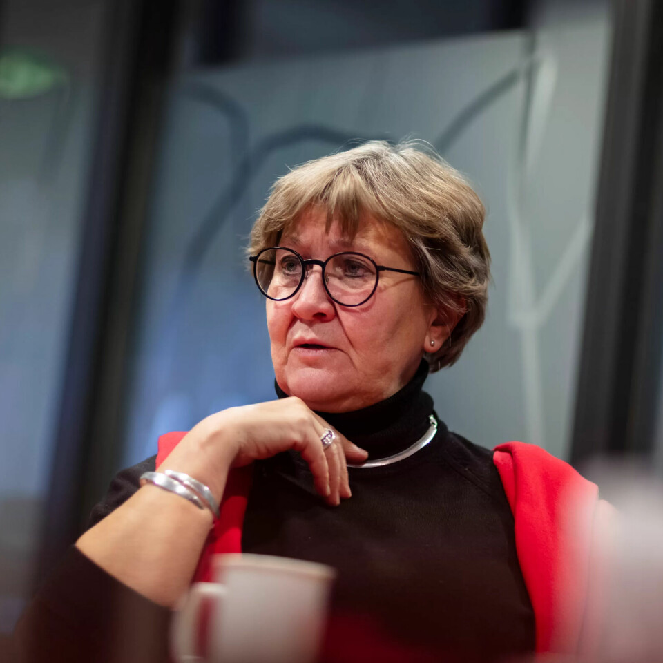 KOMMENTERER IKKE: Mette Nord kommenterer ikke på Smits uttalelser om press fra fagbevegelsen, men hun merker seg diskusjonene rundt at Samfunnsbedriftene vil ut av hovedavtalen. KOMMENTERER IKKE: Mette Nord kommenterer ikke på Smits uttalelser om press fra fagbevegelsen, men hun merker seg diskusjonene rundt at Samfunnsbedriftene vil ut av hovedavtalen.