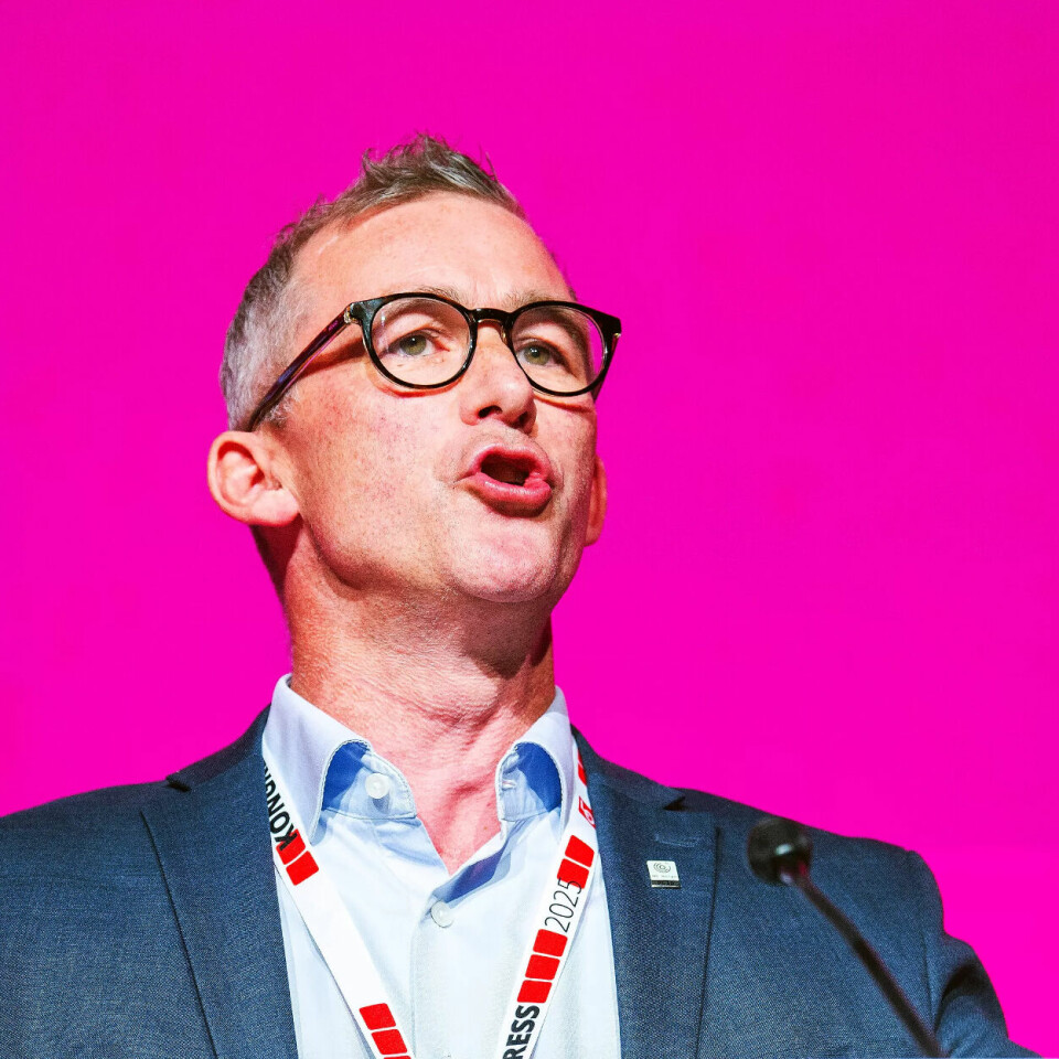 NEDSTEMT: Christopher Beckham fra HK fikk ikke gjennomslag for å utvide LOs sekretariat med to medlemmer. NEDSTEMT: Christopher Beckham fra HK fikk ikke gjennomslag for å utvide LOs sekretariat med to medlemmer.