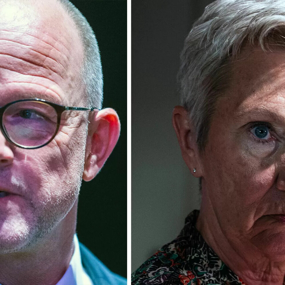 KRAV: LO og NHO, her ved toppene Ole Erik Almlid og Peggy Hessen Følsvik, utveksler sine krav i lønnsoppgjøret 14. mars. KRAV: LO og NHO, her ved toppene Ole Erik Almlid og Peggy Hessen Følsvik, utveksler sine krav i lønnsoppgjøret 14. mars.