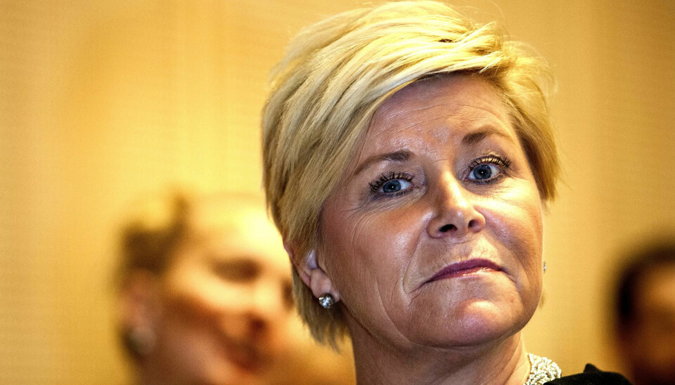 ÅRSAK: De sterkeste driverne bak økende ulikhet er globalisering, teknisk utvikling og høy innvandring, mens endringer i det norske skattesystemet har mindre betydning., mener finansmister Siv Jensen (Frp) ÅRSAK: De sterkeste driverne bak økende ulikhet er globalisering, teknisk utvikling og høy innvandring, mens endringer i det norske skattesystemet har mindre betydning., mener finansmister Siv Jensen (Frp)