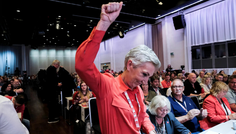 LO-leder Peggy Hessen Følsvik. LO-leder Peggy Hessen Følsvik.