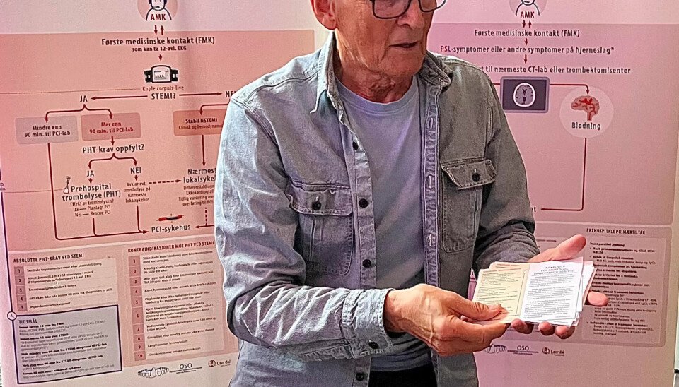 ALLE MÅ MED: Det er derfor stort behov for å styrke hele den akuttmedisinske verdikjeden, påpeker Gilbert. ALLE MÅ MED: Det er derfor stort behov for å styrke hele den akuttmedisinske verdikjeden, påpeker Gilbert.