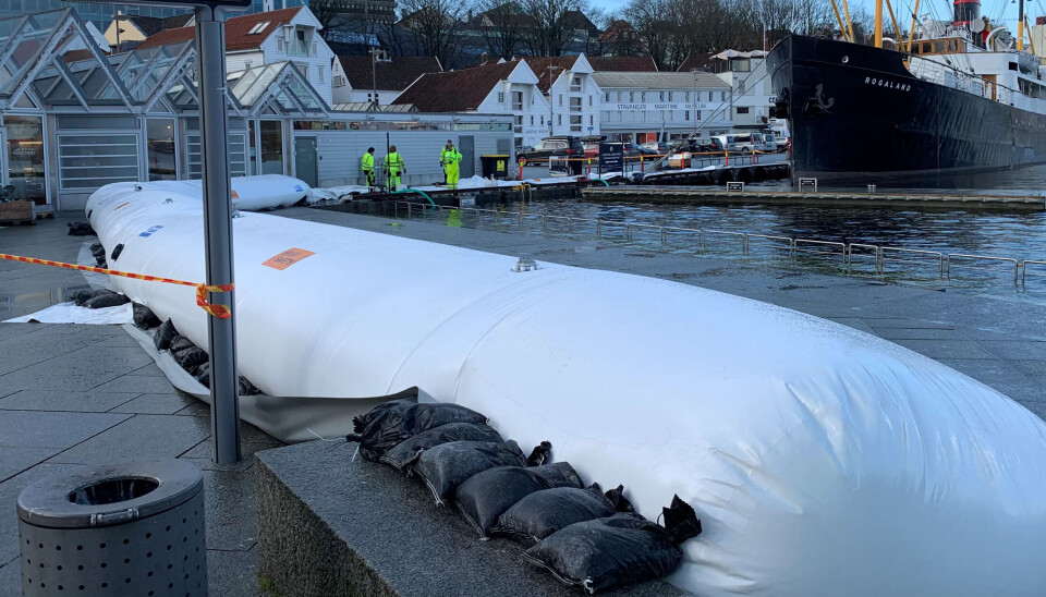 Sikringstiltak: Stavanger kommune har tatt flere grep for å flomsikre havneområdene. Sikringstiltak: Stavanger kommune har tatt flere grep for å flomsikre havneområdene.