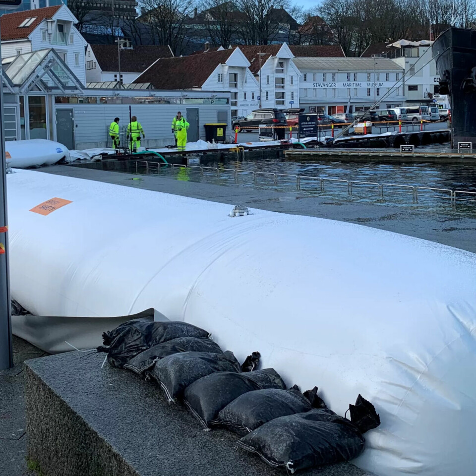 Sikringstiltak: Stavanger kommune har tatt flere grep for å flomsikre havneområdene. Sikringstiltak: Stavanger kommune har tatt flere grep for å flomsikre havneområdene.