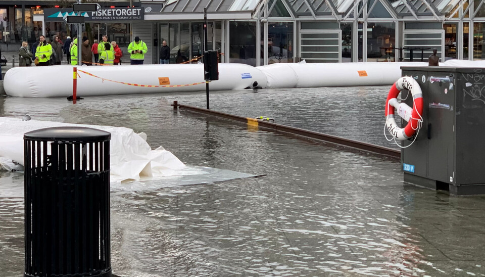 OVERVANN: Selv med dagens havnivå når sjøvannet ofte langt høyere enn planlagt i Stavanger. OVERVANN: Selv med dagens havnivå når sjøvannet ofte langt høyere enn planlagt i Stavanger.