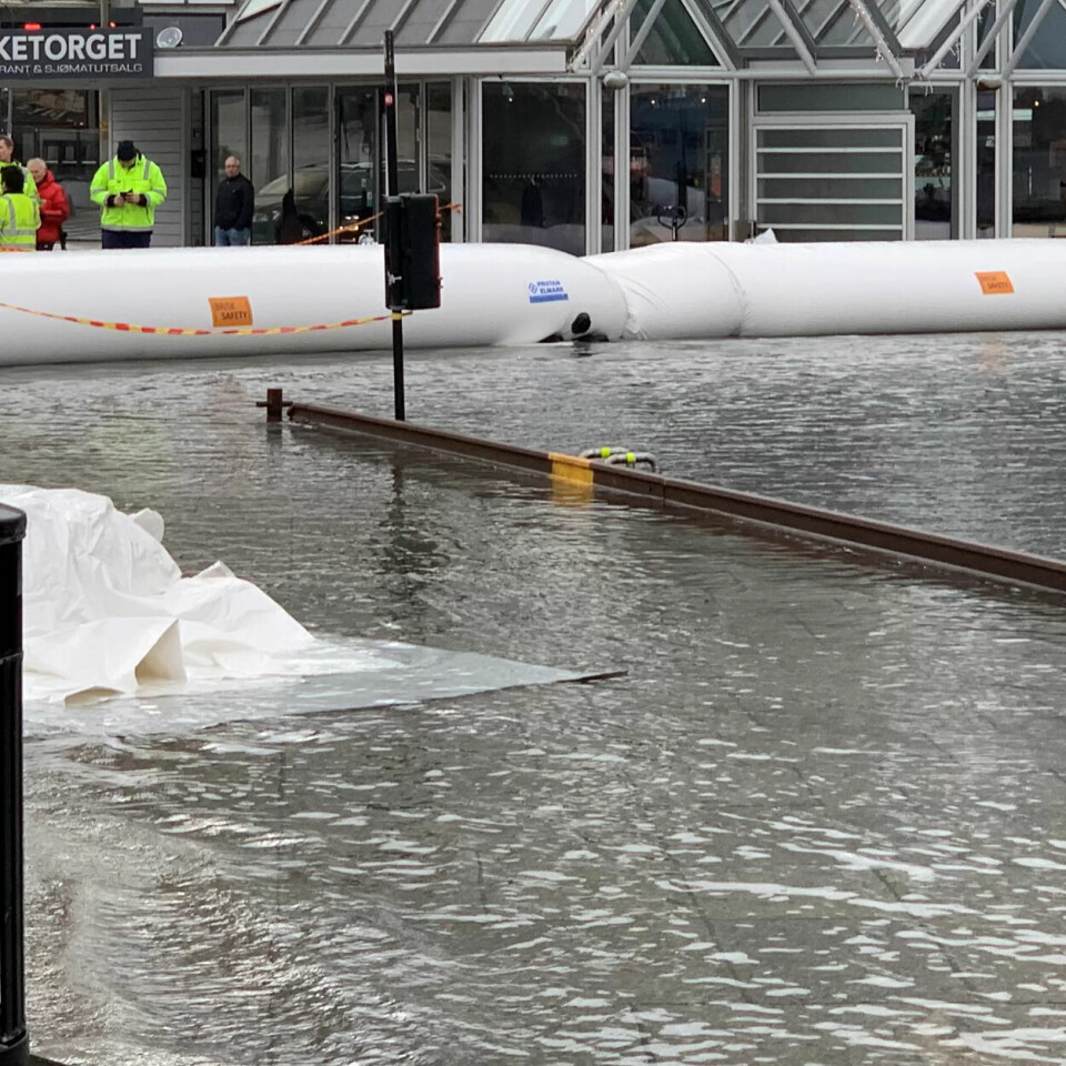 OVERVANN: Selv med dagens havnivå når sjøvannet ofte langt høyere enn planlagt i Stavanger. OVERVANN: Selv med dagens havnivå når sjøvannet ofte langt høyere enn planlagt i Stavanger.
