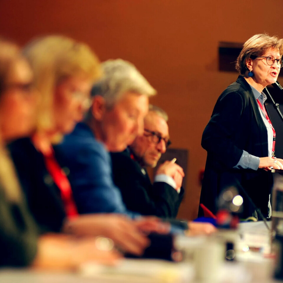 Leder i Fagforbundet, Mette Nord, har hele LO-ledelsen i ryggen når hun mener at Unios angrep på frontfagsmodellen er veldig alvorlig. Leder i Fagforbundet, Mette Nord, har hele LO-ledelsen i ryggen når hun mener at Unios angrep på frontfagsmodellen er veldig alvorlig.