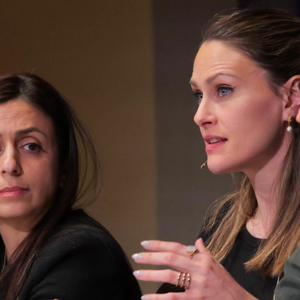 DEBATT: Hadia Tajik (Ap), 1.nestleder, Justiskomiteen, Ingvild Wetrhus Thorsvik (V), medlem, Justiskomiteen, Aleksander Stokkebø (H), medlem, Arbeids- og sosialkomiteen delte kva dei vil gjere for å stoppe kriminelle i arbeidslivet på Svart økonomikonferansen i januar. DEBATT: Hadia Tajik (Ap), 1.nestleder, Justiskomiteen, Ingvild Wetrhus Thorsvik (V), medlem, Justiskomiteen, Aleksander Stokkebø (H), medlem, Arbeids- og sosialkomiteen delte kva dei vil gjere for å stoppe kriminelle i arbeidslivet på Svart økonomikonferansen i januar.