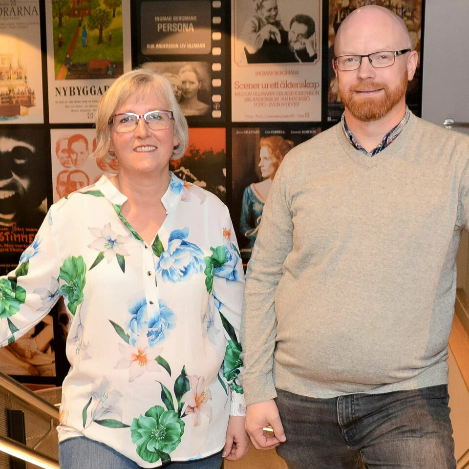 Katrine Lervik (t.v.) og Audun Forr fortalte om sitt prosjekt på et felles faglig seminar som LO og Arbeiderpartiet arrangerte i Trondheim. Katrine Lervik (t.v.) og Audun Forr fortalte om sitt prosjekt på et felles faglig seminar som LO og Arbeiderpartiet arrangerte i Trondheim.