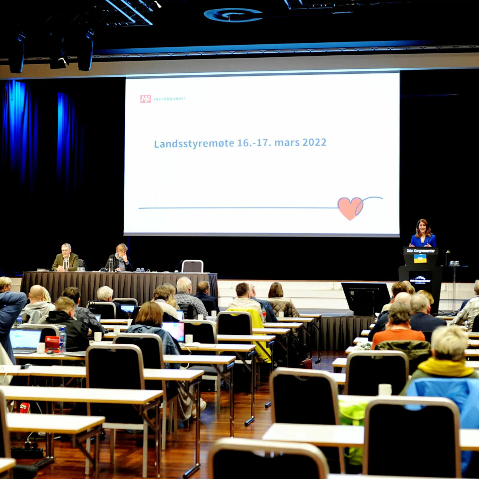LANDSMØTE: Tonje Brenna hold innlegg for rundt 80 av Fagforbundets tillitsvalgte forrige uke. LANDSMØTE: Tonje Brenna hold innlegg for rundt 80 av Fagforbundets tillitsvalgte forrige uke.