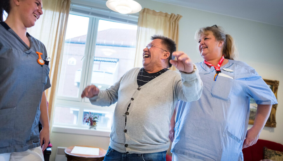 OPPTREDEN: Therese Solvang, Arne Lyngstad og Laila Ferger synger og danser. OPPTREDEN: Therese Solvang, Arne Lyngstad og Laila Ferger synger og danser.