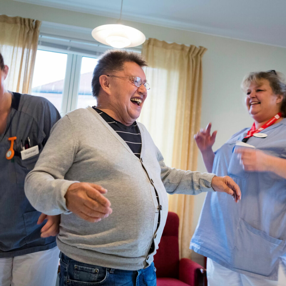 OPPTREDEN: Therese Solvang, Arne Lyngstad og Laila Ferger synger og danser. OPPTREDEN: Therese Solvang, Arne Lyngstad og Laila Ferger synger og danser.
