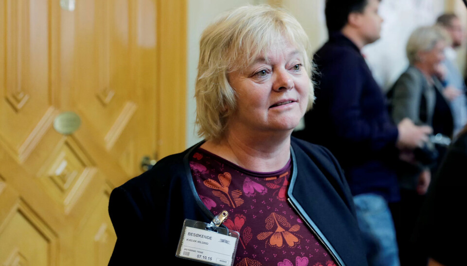 FO-leder Mimmi Kvsivk krever at barna møter sosialfaglig og barnevernsfaglig kompetanse fra dag én i Norge. FO-leder Mimmi Kvsivk krever at barna møter sosialfaglig og barnevernsfaglig kompetanse fra dag én i Norge.