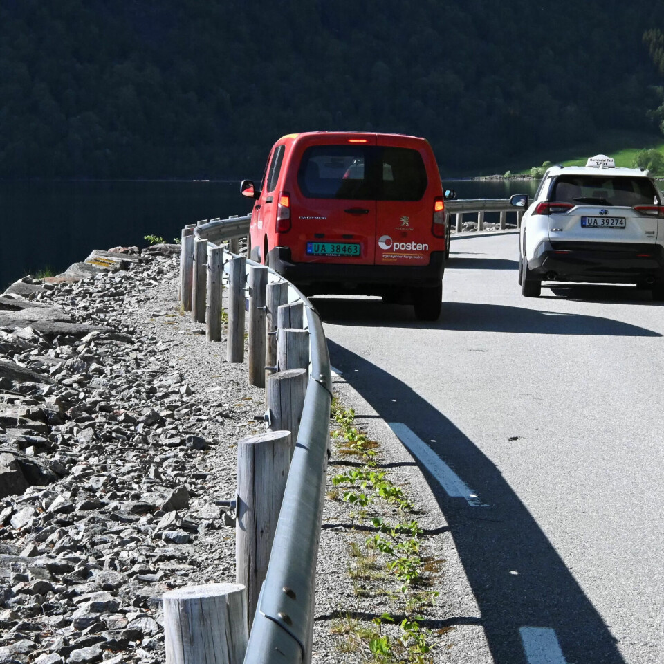 Postbudet Geir (47) frykter steinras på ruta si: – Jeg tør ikke kjøre sakte
