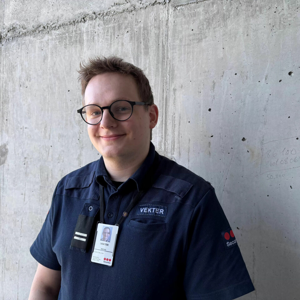 VEKTER: Tillitsvalgt Daniel Meek. VEKTER: Tillitsvalgt Daniel Meek.