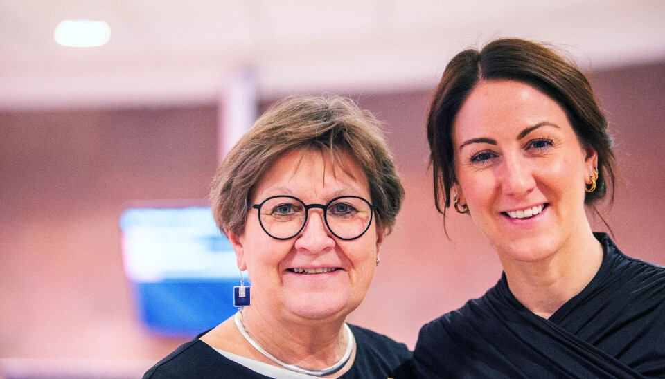 SAMMEN: Mette Nord og Tonje Brenna sammen i forbindelse med Aps landsmøte i forrige uke. SAMMEN: Mette Nord og Tonje Brenna sammen i forbindelse med Aps landsmøte i forrige uke.
