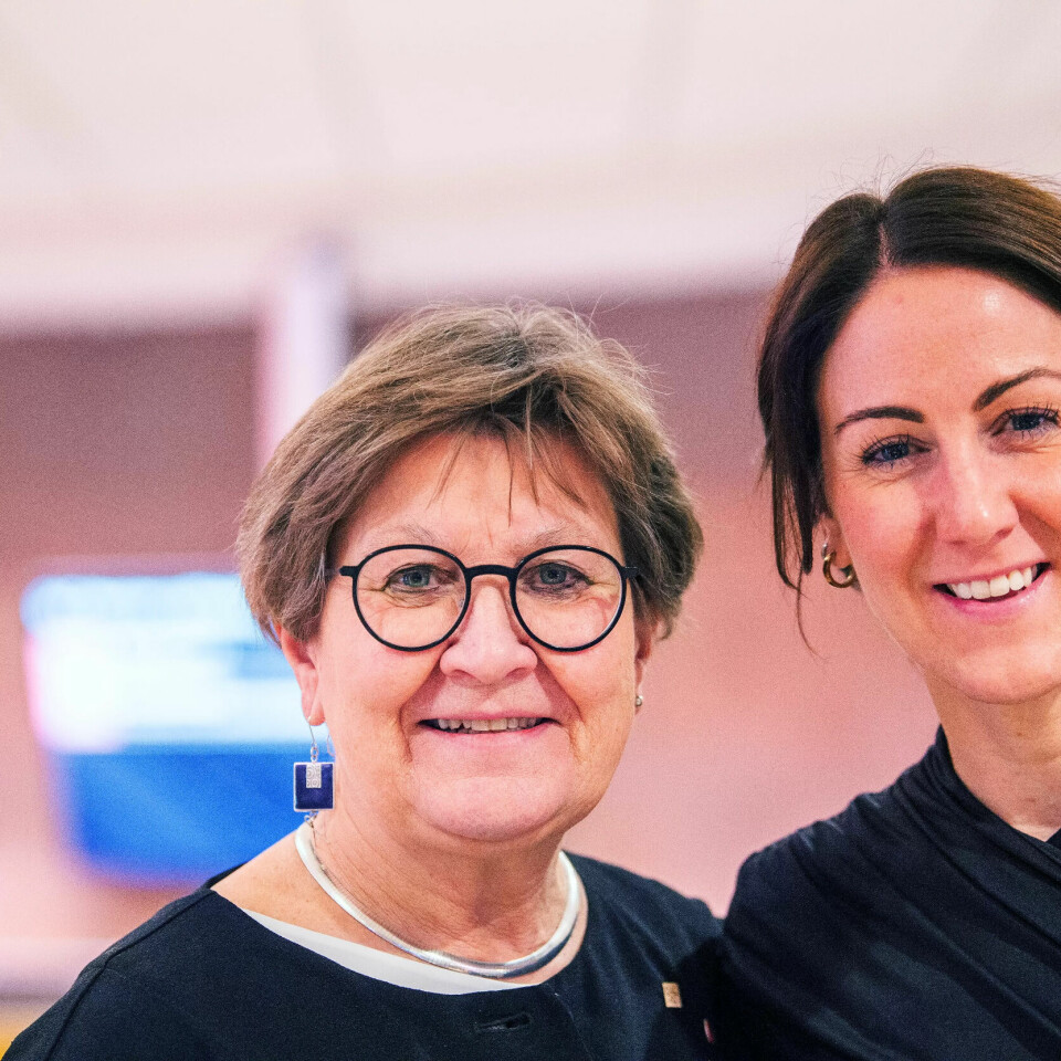 SAMMEN: Mette Nord og Tonje Brenna sammen i forbindelse med Aps landsmøte i forrige uke. SAMMEN: Mette Nord og Tonje Brenna sammen i forbindelse med Aps landsmøte i forrige uke.