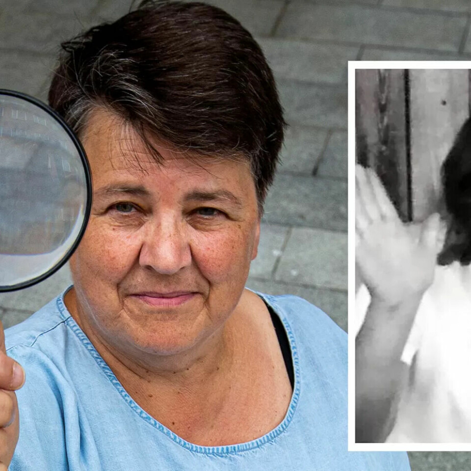 LABORANT: Gerd Øiahals, leder Fagforbundet Post og Finans, rekonstruerer sommerjobben hun hadde på laboratoriet til Statens vegvesen som 16 åring. LABORANT: Gerd Øiahals, leder Fagforbundet Post og Finans, rekonstruerer sommerjobben hun hadde på laboratoriet til Statens vegvesen som 16 åring.