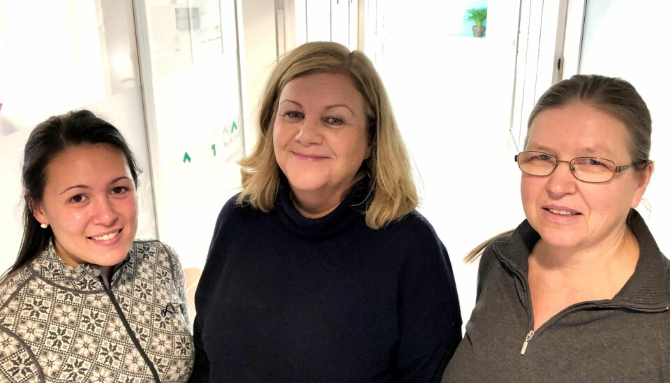 FAST JOBB: Hovedtillitsvalgt Gro Rand i bydel Bjerke flankert av Krislene Dizon Risa og Oddny Pedersen, som hun fremmet krav om fast stilling for. FAST JOBB: Hovedtillitsvalgt Gro Rand i bydel Bjerke flankert av Krislene Dizon Risa og Oddny Pedersen, som hun fremmet krav om fast stilling for.