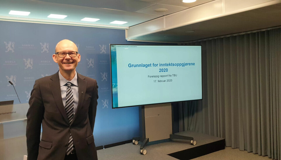 HVOR MYE BLIR DET?: dag la SSB-direktør Geir Axelsen fram tallgrunnlaget for forhandlingene i årets lønnsoppgjør. HVOR MYE BLIR DET?: dag la SSB-direktør Geir Axelsen fram tallgrunnlaget for forhandlingene i årets lønnsoppgjør.
