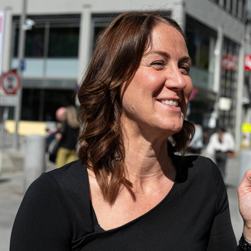 PEKER PÅ PARTENE: Tonje Brenna (Ap). PEKER PÅ PARTENE: Tonje Brenna (Ap).