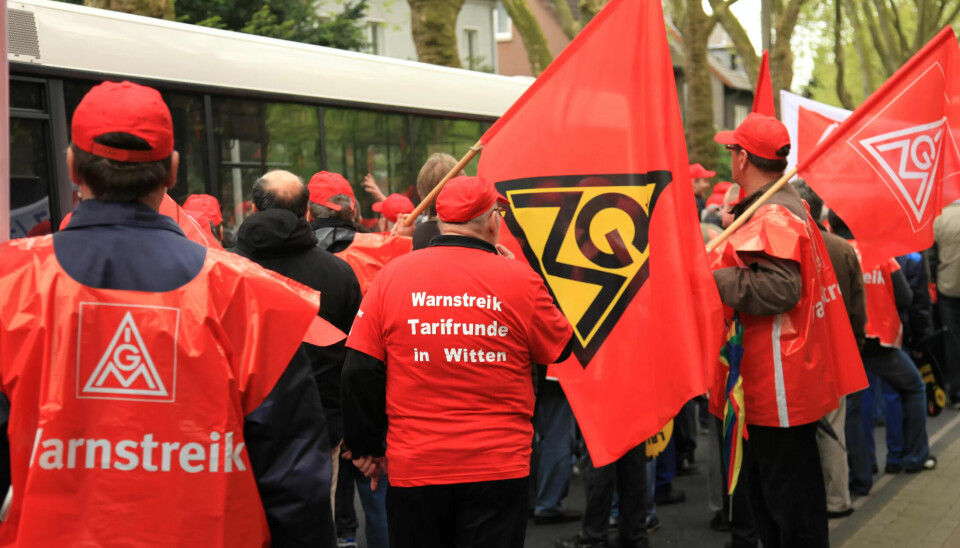STREIK: De rullerende varselstreikene har så langt ikke beveget arbeidsgiverne. Bildet er fra en tidligere streikesituasjon i Witten. STREIK: De rullerende varselstreikene har så langt ikke beveget arbeidsgiverne. Bildet er fra en tidligere streikesituasjon i Witten.