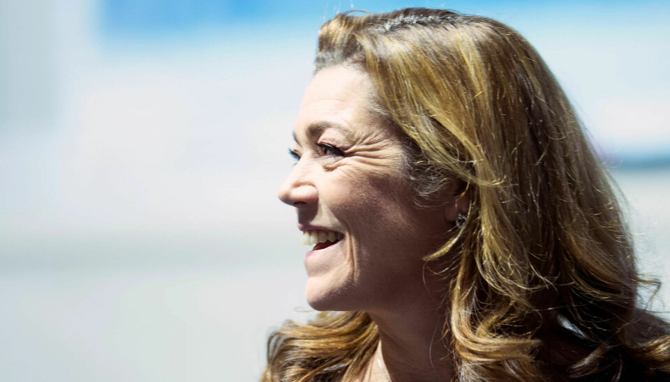 Kristin Skogen Lund forlater NHO og går til Schibsted. Kristin Skogen Lund forlater NHO og går til Schibsted.